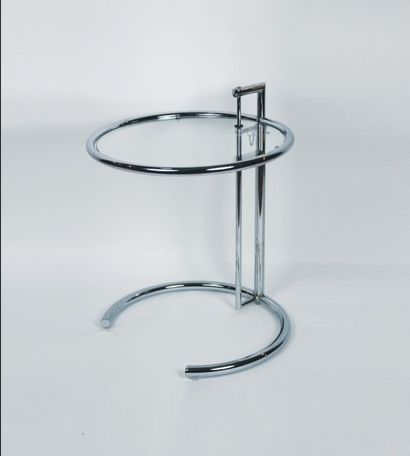 EILEEN GRAY (1878-1976), d’après, D’après le modèle dit «E1027» Table d’appoint,...