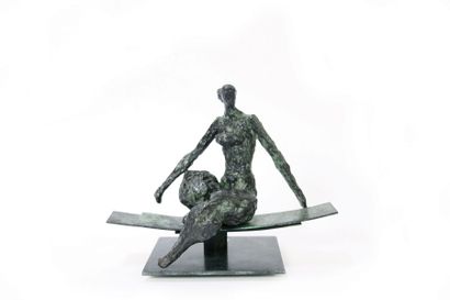 Jean-Pierre MALAUSSENA (né en 1935) Jeunesse, 2002
Sculpture-volume en bronze N°1/8...
