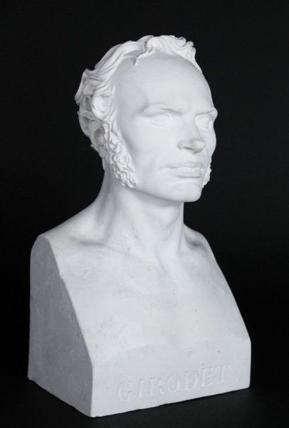 Louis DESPREZ (1799-1870) Buste d' Anne-Louis Girodet Plâtre signé sur et daté 1825...