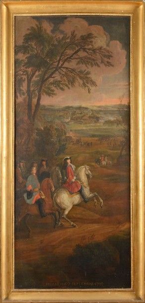Jean Baptiste MARTIN dit MARTIN des BATAILLES (1659 - 1735) Le Duc de Bourgogne devant...