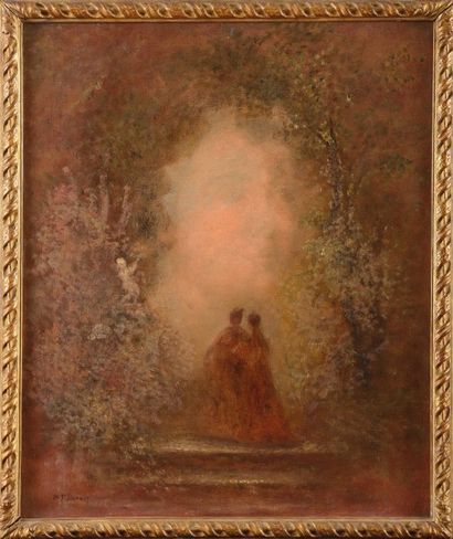 William Turner dannat (1853-1929) Elégantes en sous-bois
Sur sa toile d’origine
Signée...
