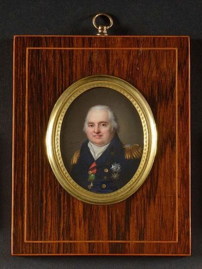 Jean-Baptiste-Jacques AUGUSTIN (1759-1832) «Portrait de Louis XVIII, roi de France,...