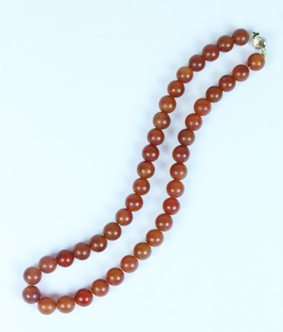 CHINE Collier en agate Long : 57 cm