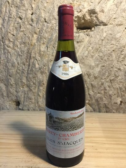 null 1 BLLE 1986 GEVREY CHAMBERTIN CLOS ST JACQUES (A.Rousseau) Très belle