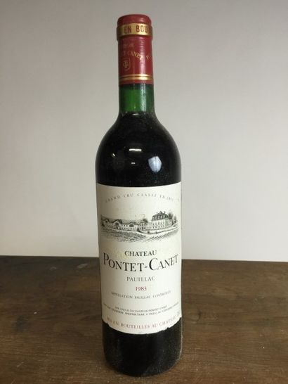 null 5 BLLE 1983 Château PONTET CANET (Pauillac) Belles