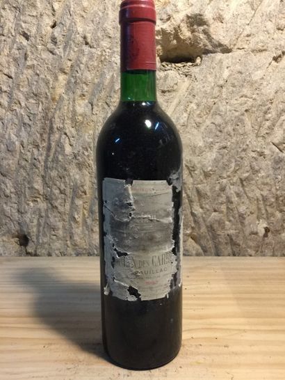 null 8 BLLE 1983 MOULIN DES CARRUADES (Pauillac) Bons niveaux/ETA