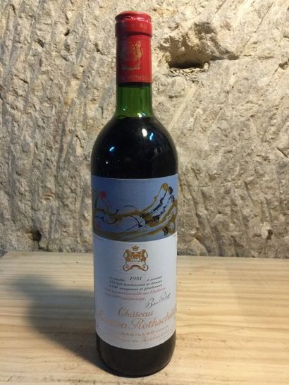 null 1 BLLE 1981 Château MOUTON ROTHSCHILD (Pauillac) Belle