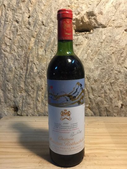 null 1 BLLE 1981 Château MOUTON ROTHSCHILD (Pauillac) NLB