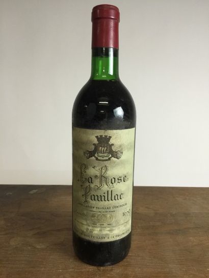 null 1 BLLE 1970 LA ROSE PAUILLAC (Pauillac) Belle