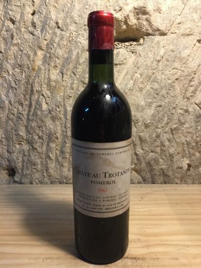 null 1 BLLE 1961 Château TROTANOY (Pomerol) mise Laffitte Très belle/bouchons ét...