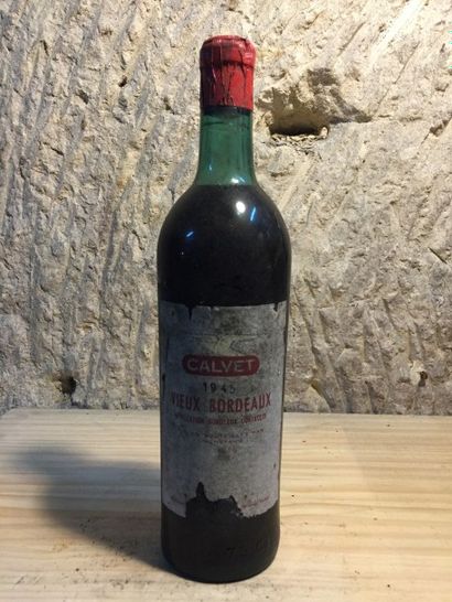 null 1 BLLE 1945 VIEUX BORDEAUX ROUGE (Calvet) Très belle