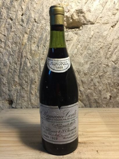 null 1 BLLE 1929 ROMANEE CONTI mise Nicolas Belle