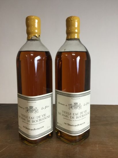 null 2 BLLE SA VIEILLE EAU DE VIE DE MARC DE BOURGOGNE DOM. DE LA FOLIE 