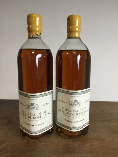 null 2 BLLE SA VIEILLE EAU DE VIE DE MARC DE BOURGOGNE DOM. DE LA FOLIE 