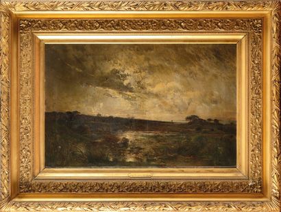 Alfred WAHLBERG (1834-1906) Bord de mer sous les nuages
 Sur sa toile d'origine
...