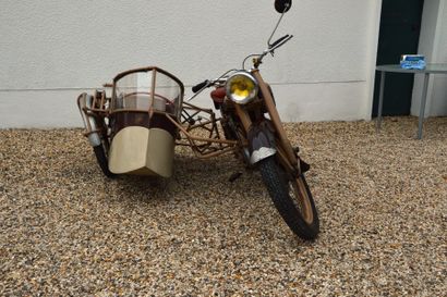 null "1956 Motobécane, Side-car"

 Motobécane type D 45 S
 N° série 691788, 
N° de...