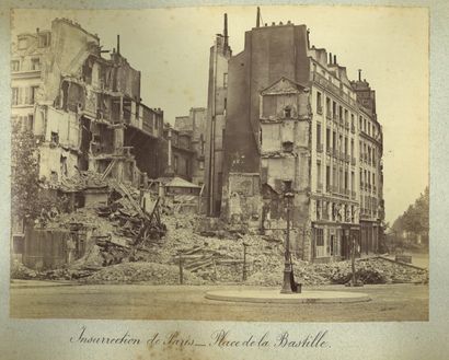 null DÉSASTRE DE LA GUERRE DE 1870 et COMMUNE DE PARIS. Par BRAQUEHAIS (1823 – 1875)...