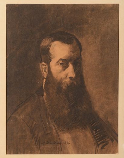 Alfred LAVIDIERE (act.c.1846-1885) Portrait...