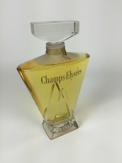 Guerlain FLACON - FACTICE "Champs-Elysées". Contenant du liquide. H : 17 cm.
