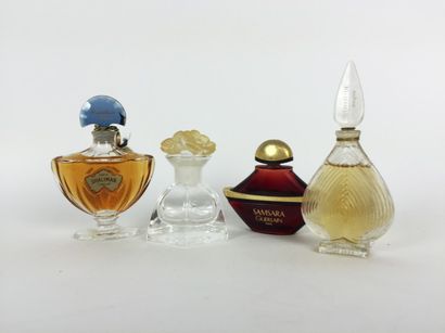 GUERLAIN, Christian DIOR LOT contenant un FLACON - FACTICE de parfum "Samsara". H...