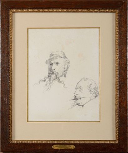 Aldoph YVON (1817-1893) «Croquis avec portraits de Napoléon III»
Croquis petits tâches
Sous...