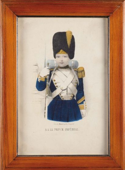 null LA FAMILLE IMPERIALE
Trois gravures et lithographies:
- «Louis Napoléon Bonaparte...