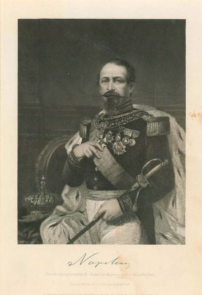 null «L'Empereur Napoléon III en uniforme de général et en tenue de sacre».
Neuf...