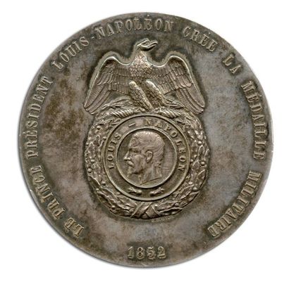 null Louis Napoléon Bonaparte Prince Président
Refrappe en argent de 1974 de la médaille...