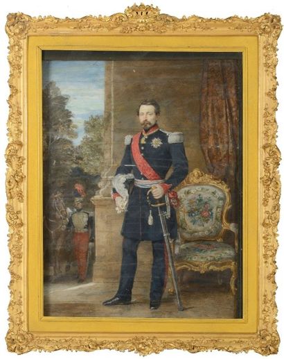 Sir William ROSS (1794-1860) Ecole anglaise «Louis Napoléon Bonaparte, prince président,...