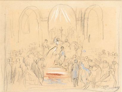 Jean-Baptiste CARPEAUX (Valenciennes 1827 – Courbevoie 1875) «Le mariage de Jean...