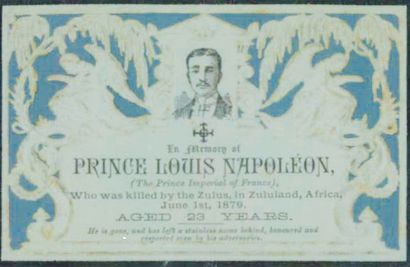 null «MORT DU PRINCE IMPERIAL – 1879.» Recueils de brochure de presse et d'illustration...
