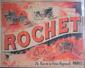 null Affiche « Rochet », imprimerie Courmont Frères, 10 rue Bréguet-Paris ; 94 x...