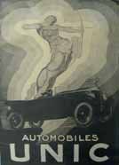 null Illustration « Automobiles UNIC » ; 86 x 64 cm.