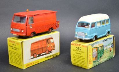 null "DINKY TOYS - Fourgon & Estafette Renault " Deux miniatures au 1/43°. Fourgon...