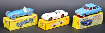 null "DINKY TOYS - Talbot-Lago, Mercedes-Benz, Renault 16" Trois miniatures au 1/43°....
