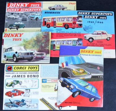 null "Catalogues DINKY TOYS" Catalogues de miniatures Dinky Toys 1964, 1965/1966,...