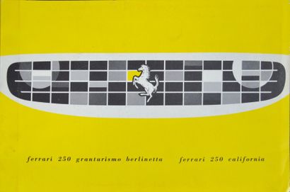 null " Ferrari- 250 Granturismo Berlinetta / California" Catalogue 4 pages Ferrari...