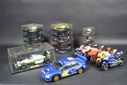 null "Collection de miniatures: Formule 1 et Rallye" Lot de plus de 55 miniatures...