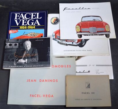 null " Facel Vega" Catalogue Facellia F2 et F2S de 1961. Deux catalogues Facel III,...