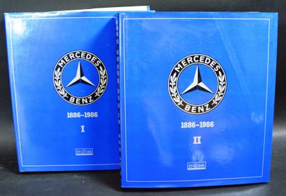 null "Mercedes Benz 1886-1986" Ensemble de deux livres sur l'histoire de Mercedes-Benz...