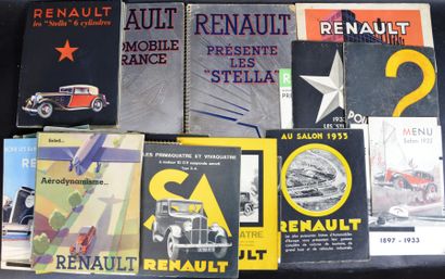 null "Renault, Année modèle 1933"

Catalogue 24 pages dont 2 dépliantes, couverture...