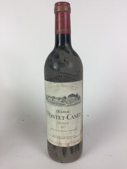 null 1 BLLE
Château PONTET CANET (Pauillac) 
1977
Belle