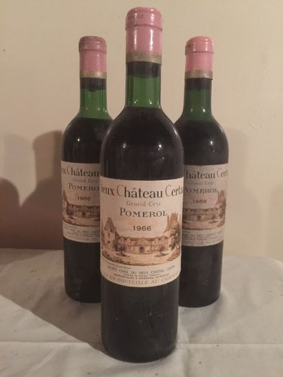 null 3 BLLE
Château VIEUX CERTAN (Pomerol)
1966
1 Superbe/1 TLB/1 NLB