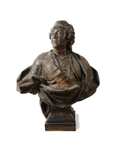 null Etienne Pierre Adrien GOIS (1731-1823) (d' Après) Louis XV, Roi de France et...