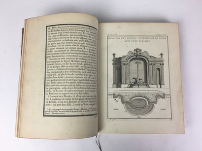 null BLONDEL Jacques-François. De la distribution des maisons de plaisance et de...