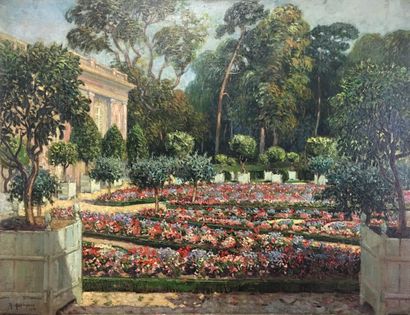 Ray CHARMAISON (1876 -1955) Le jardin du...