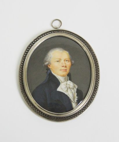 ECOLE DE J.BOZE, vers 1780 Portrait d'un...