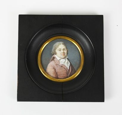 Pierre ROUVIER (1742-1815) Portrait d'homme...