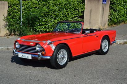 null 1968 TRIUMPH TR 250
Châssis n°CD7532L0
Carte grise française

Le TR250 Triumph...