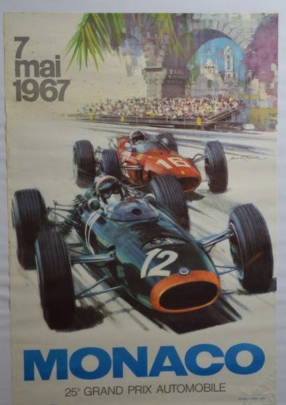 null  "Grand Prix de Monaco 1967"

Michael TURNER ( Anglais, Né en 1934)
Affiche...